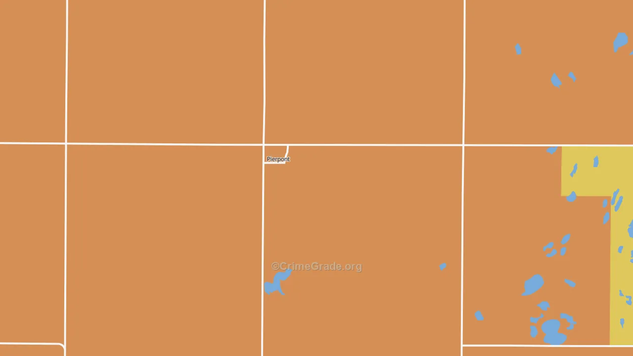 Pierpont, SD Map of Vandalism Rates