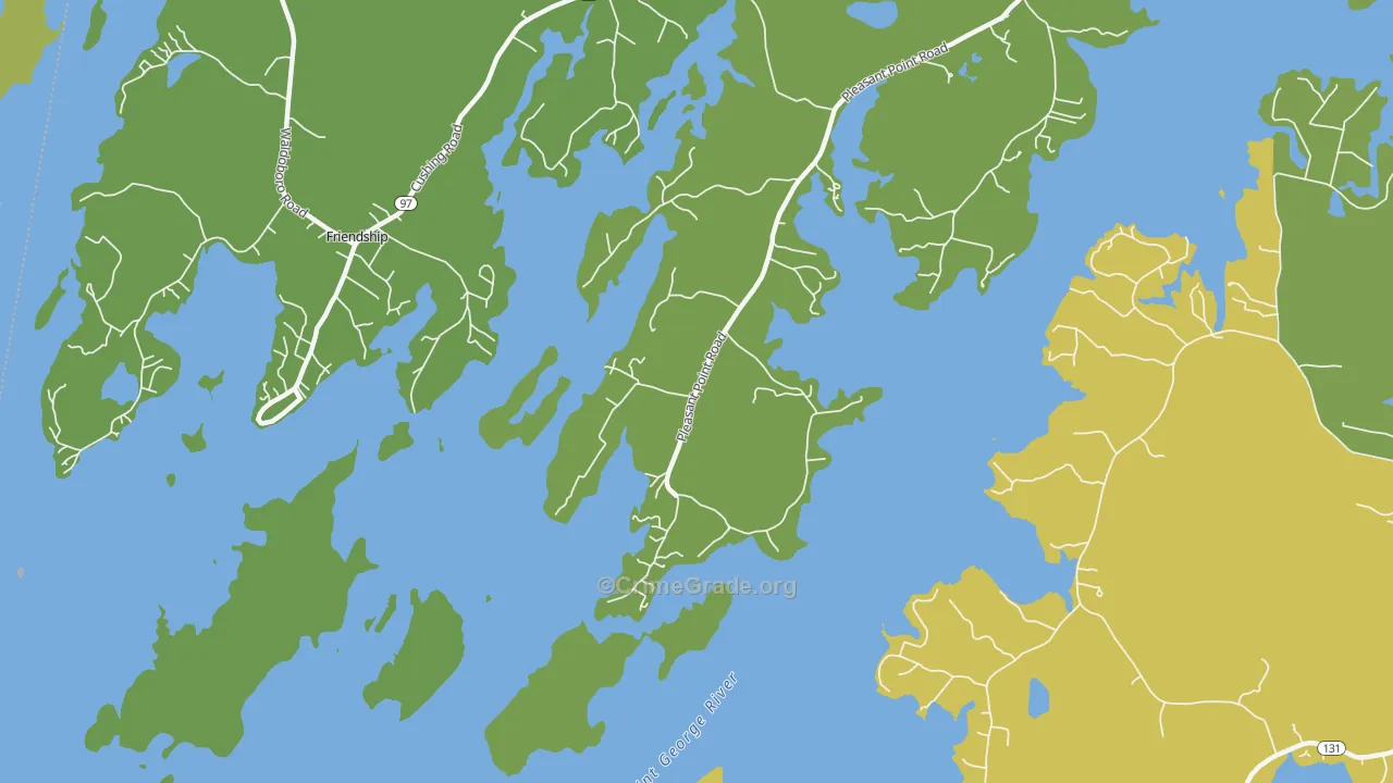 Pleasant Point, ME Map of Vandalism Rates