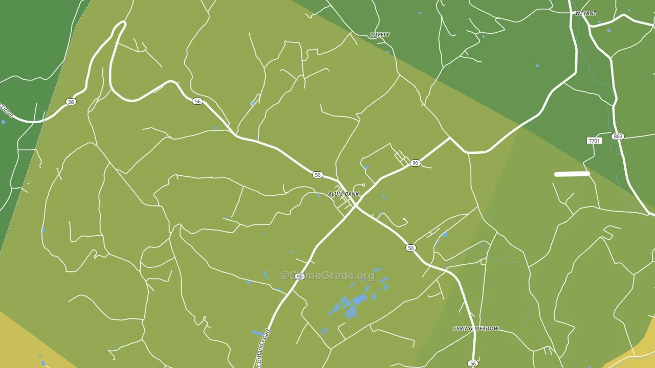 Pleasantville West St Clair, PA Map of Vandalism Rates