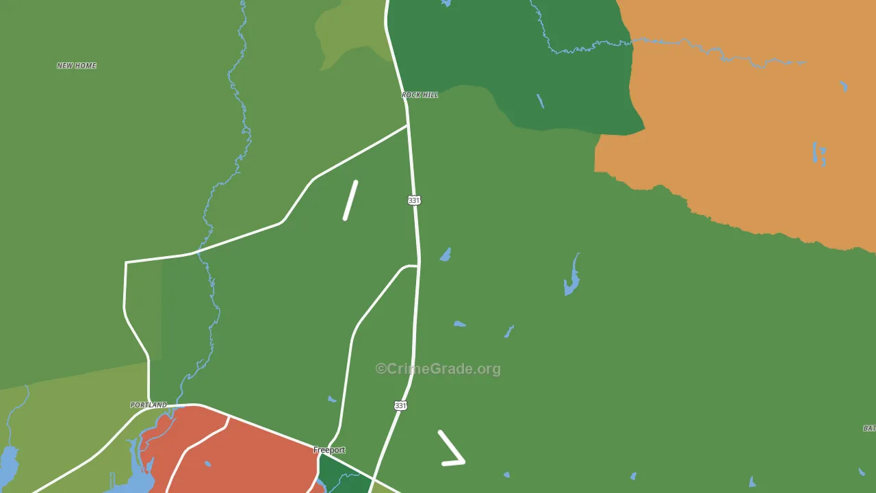 Point Washington, FL Map of Vandalism Rates