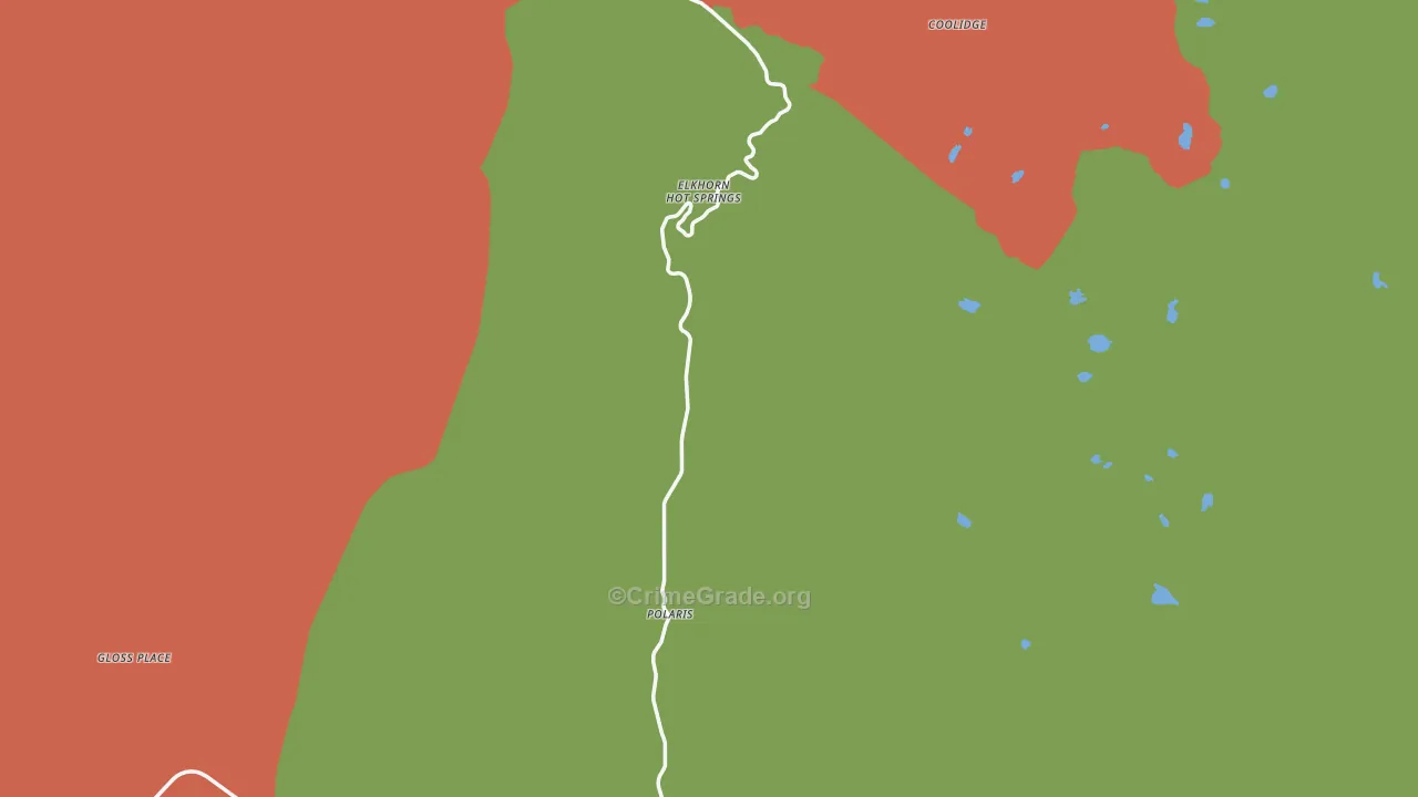 Polaris, MT Map of Vandalism Rates