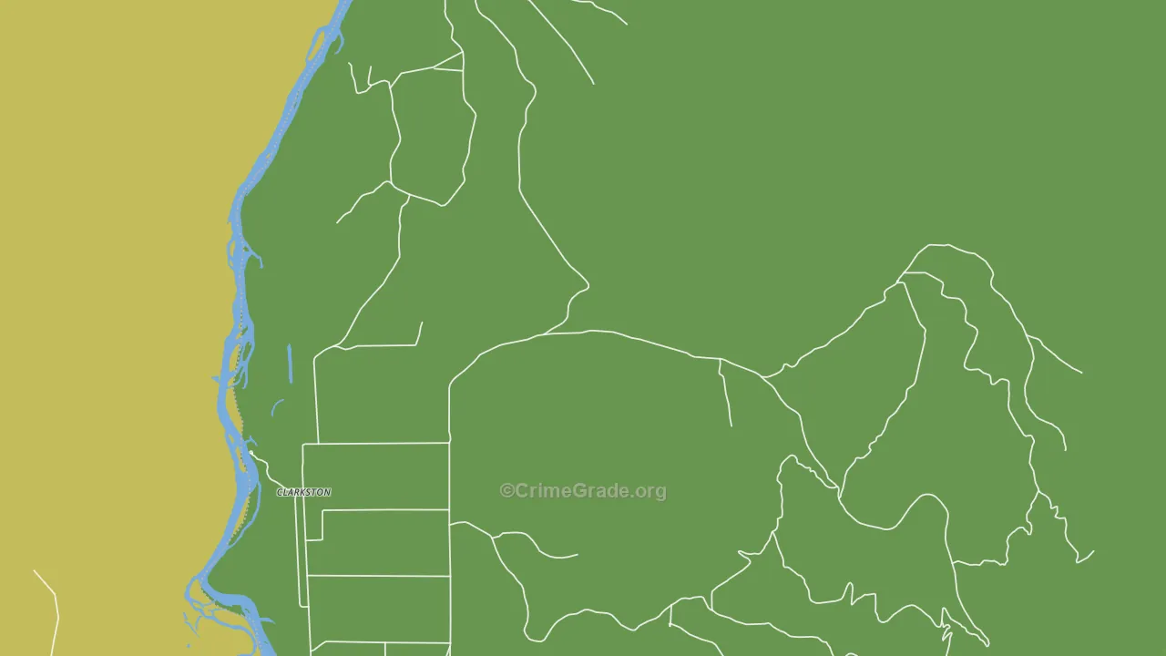 Ponderosa Pines, MT Map of Vandalism Rates