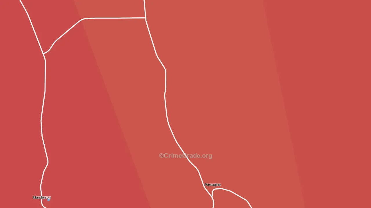 Porcupine, SD Map of Vandalism Rates