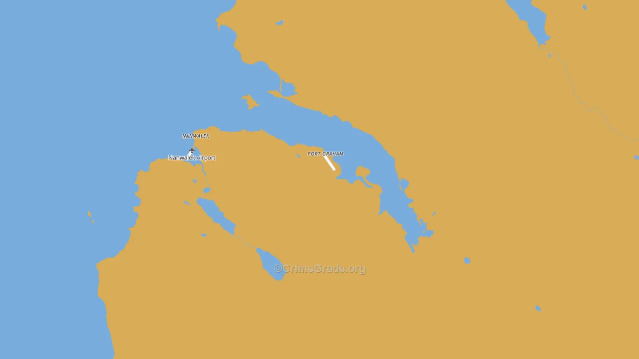 Port Graham, AK Map of Vandalism Rates