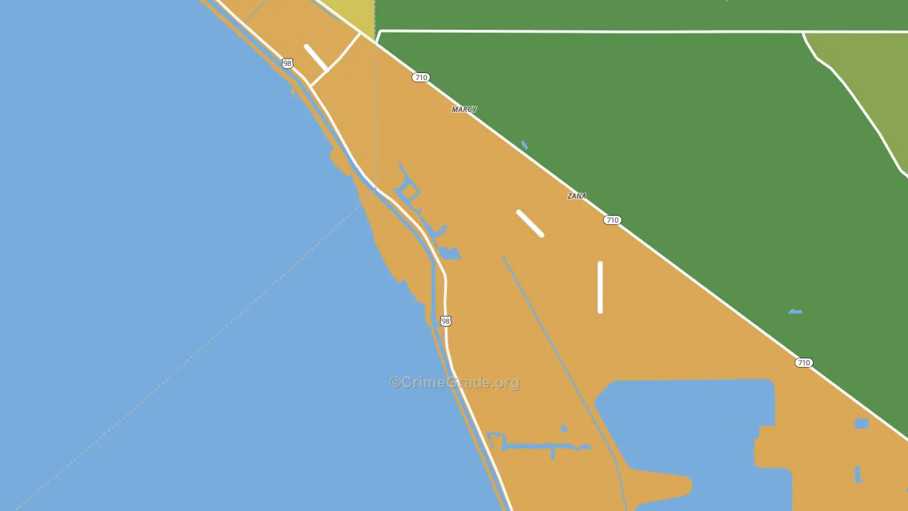 Port Mayaca, FL Map of Vandalism Rates