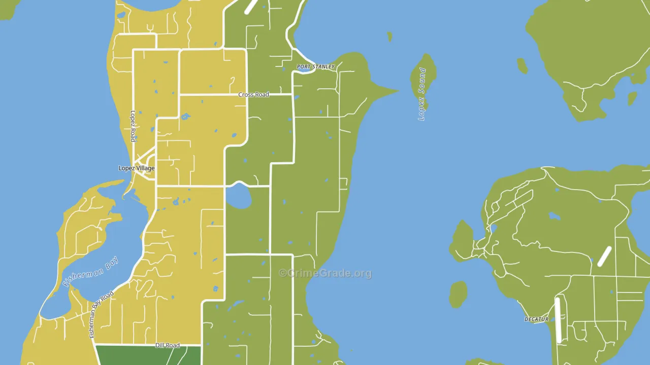 Port Stanley, WA Map of Vandalism Rates