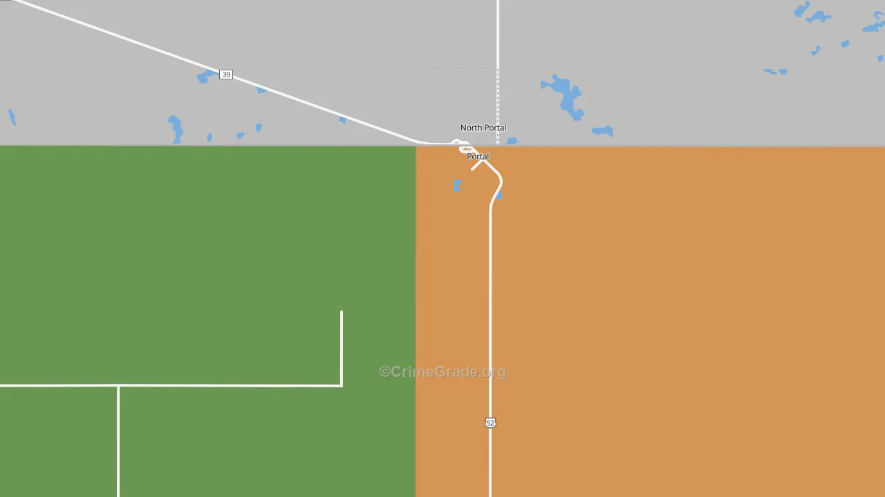 Portal, ND Map of Vandalism Rates