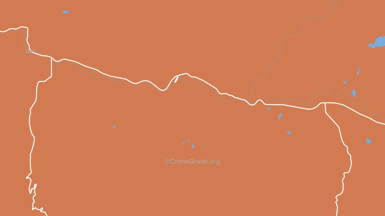 Post, OR Map of Vandalism Rates