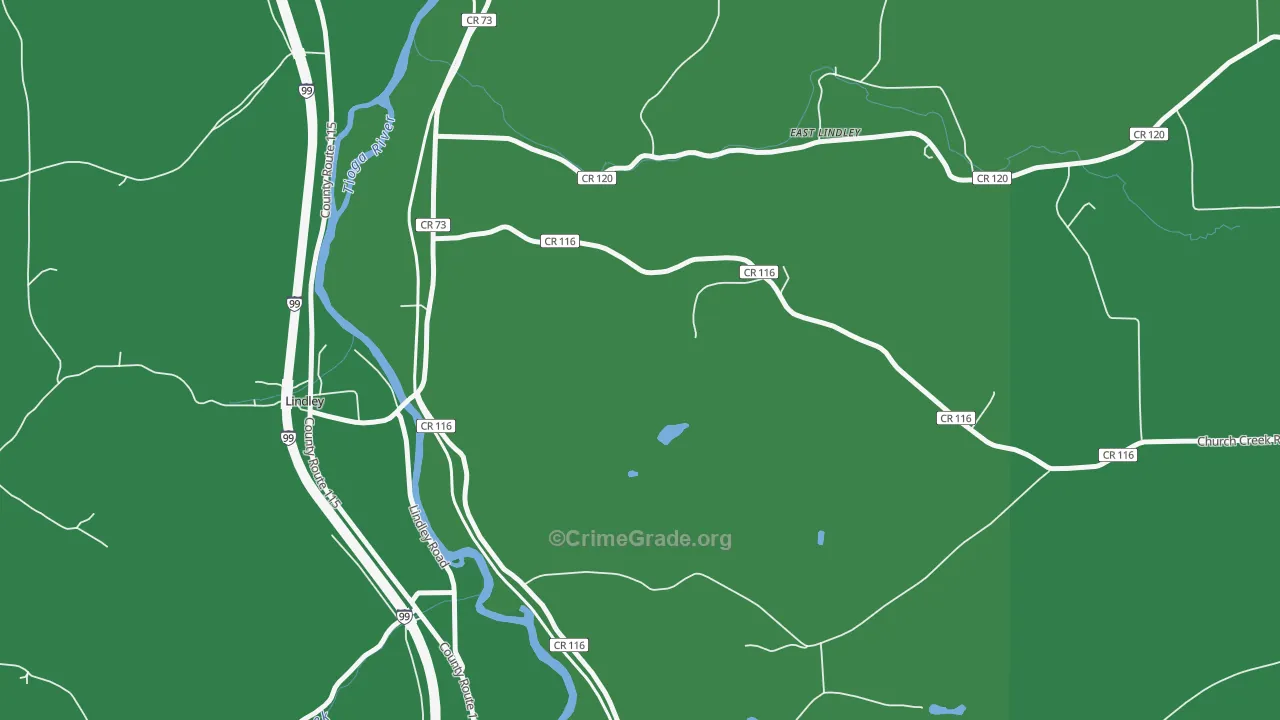 Presho, NY Map of Vandalism Rates