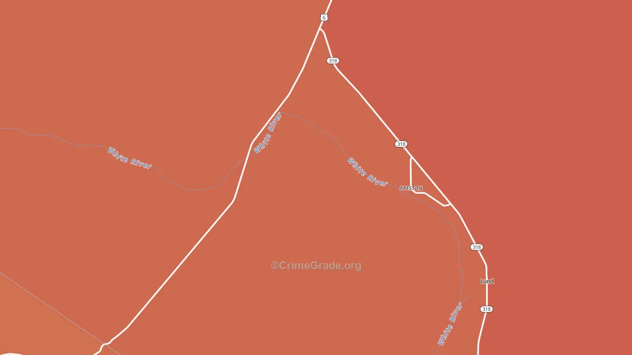 Preston, NV Map of Vandalism Rates