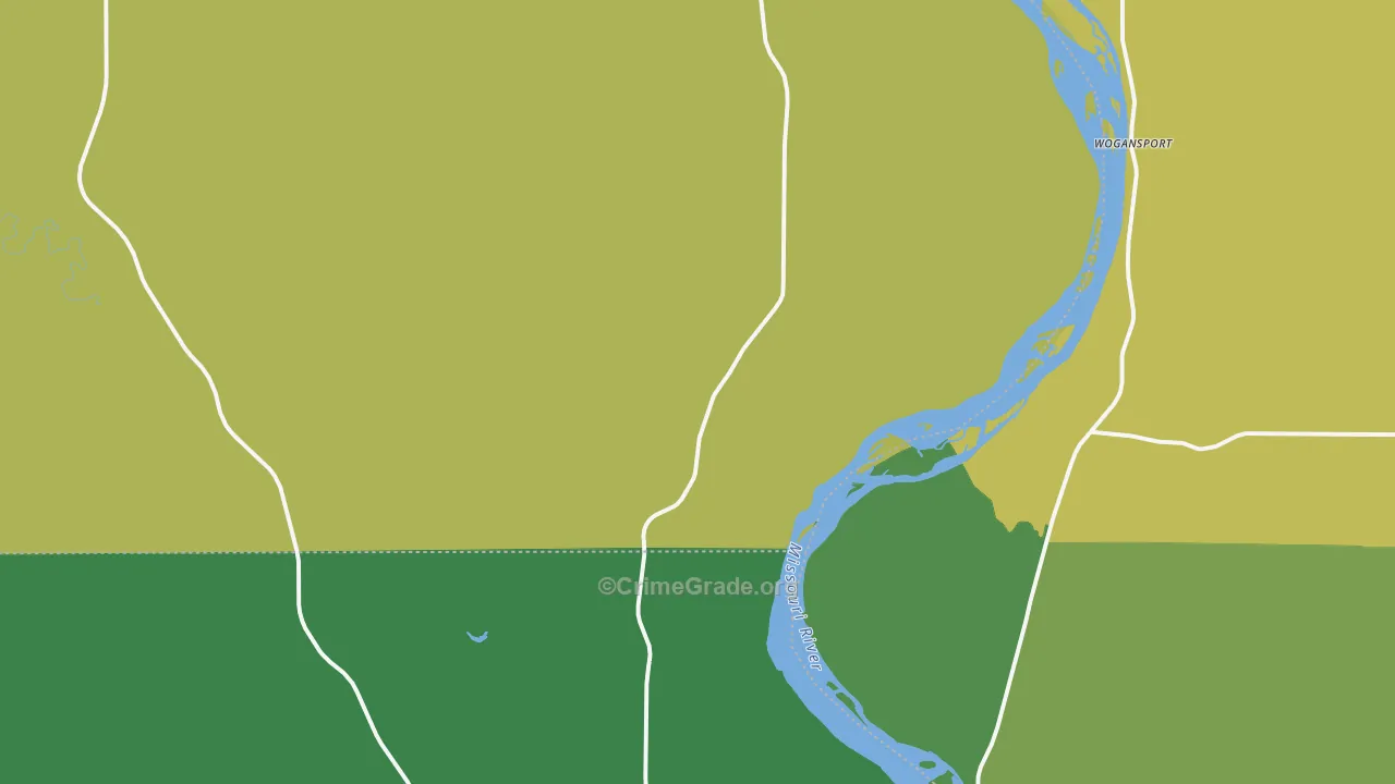 Price, ND Map of Vandalism Rates
