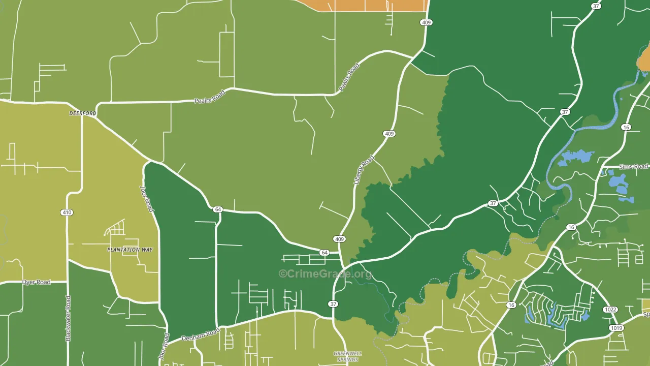Pride, LA Map of Vandalism Rates
