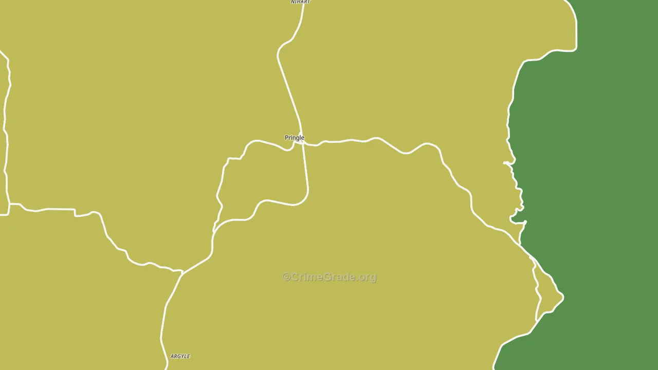 Pringle, SD Map of Vandalism Rates