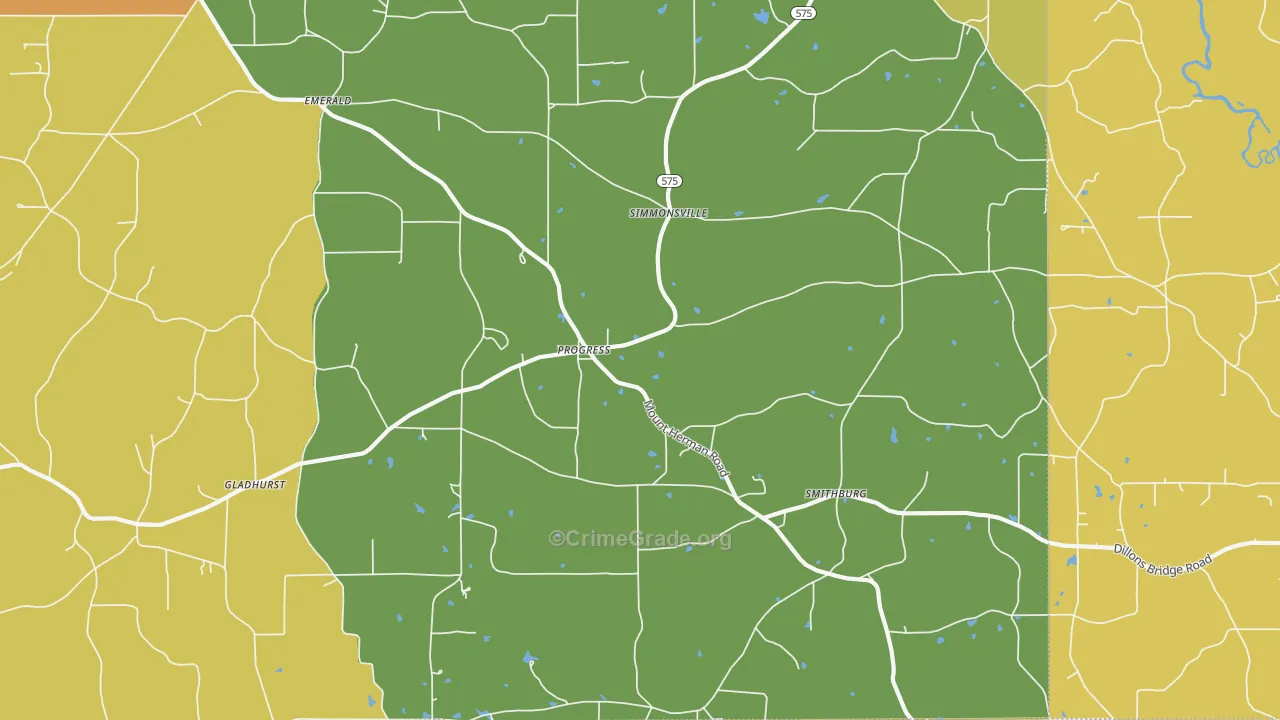 Progress, MS Map of Vandalism Rates