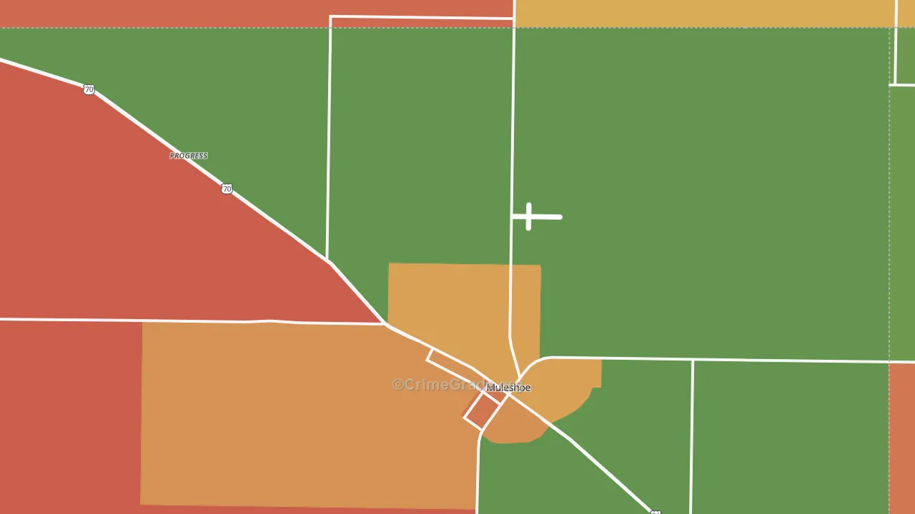 Progress, TX Map of Vandalism Rates