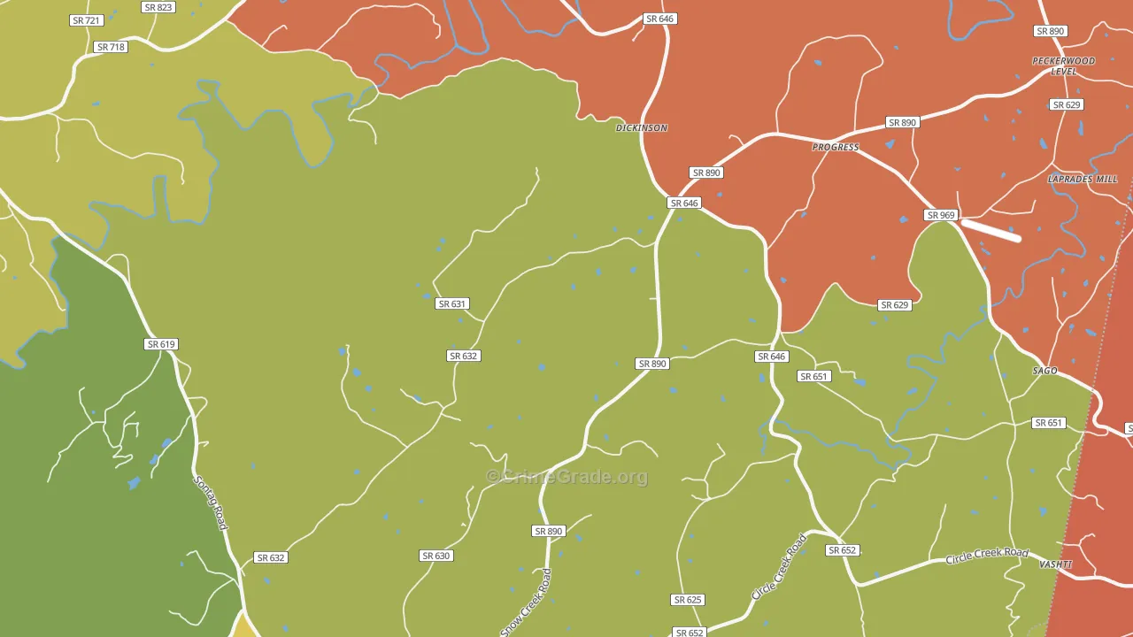 Progress, VA Map of Vandalism Rates