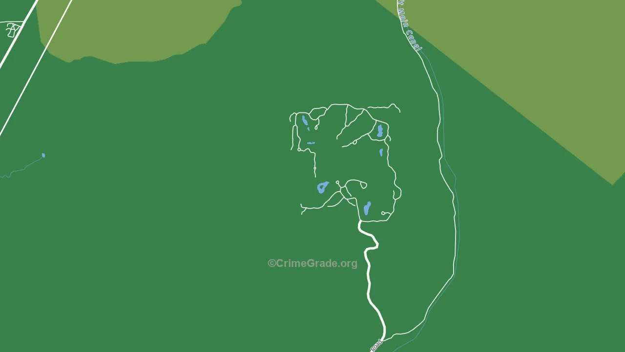 Pronghorn, OR Map of Vandalism Rates