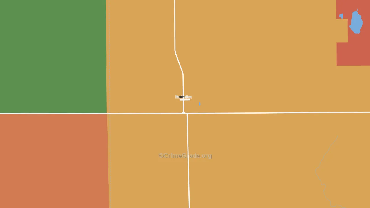 Protection, KS Map of Vandalism Rates