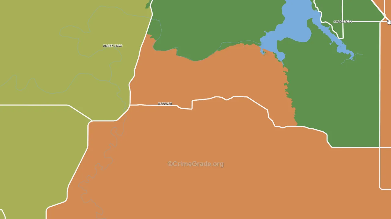 Provo, SD Map of Vandalism Rates