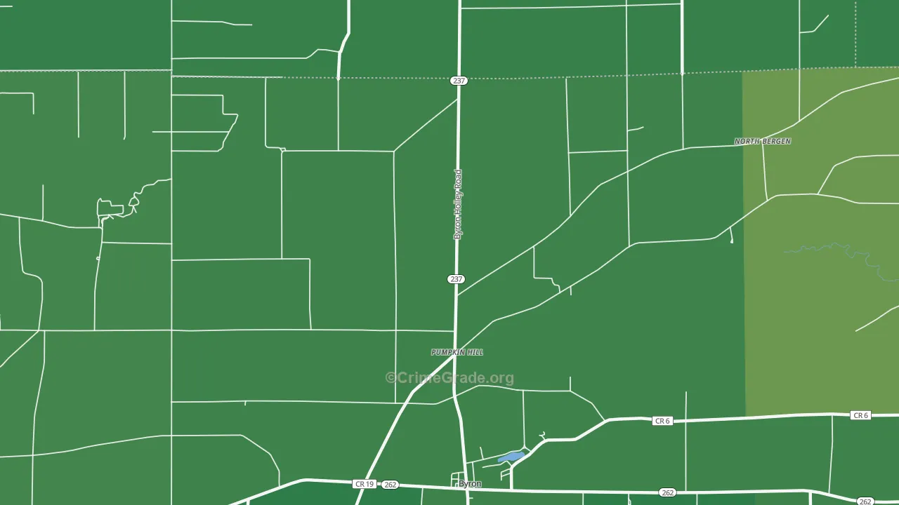 Pumpkin Hill, NY Map of Vandalism Rates