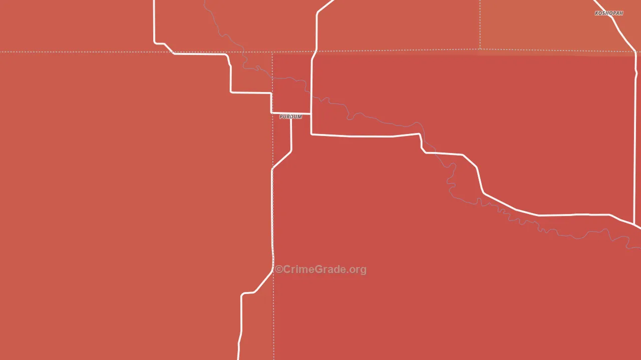 Purdum, NE Map of Vandalism Rates