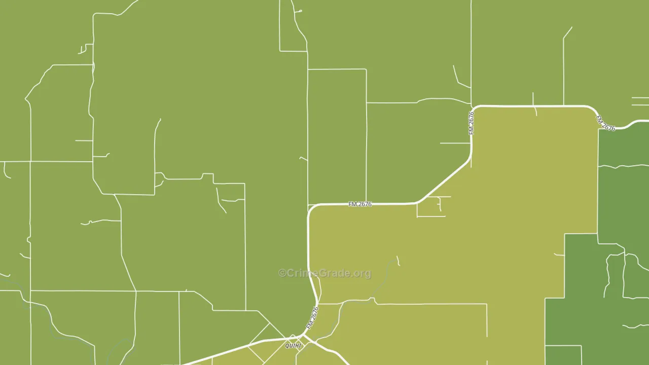 Quihi, TX Map of Vandalism Rates