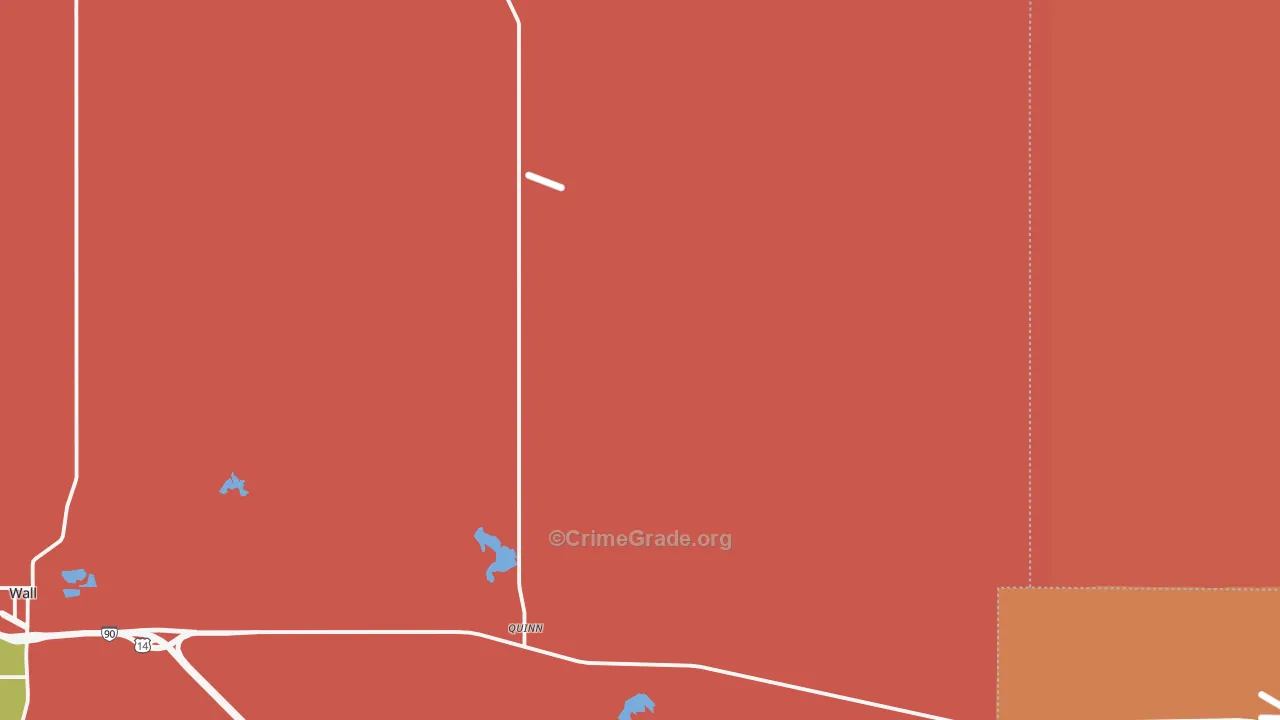 Quinn, SD Map of Vandalism Rates