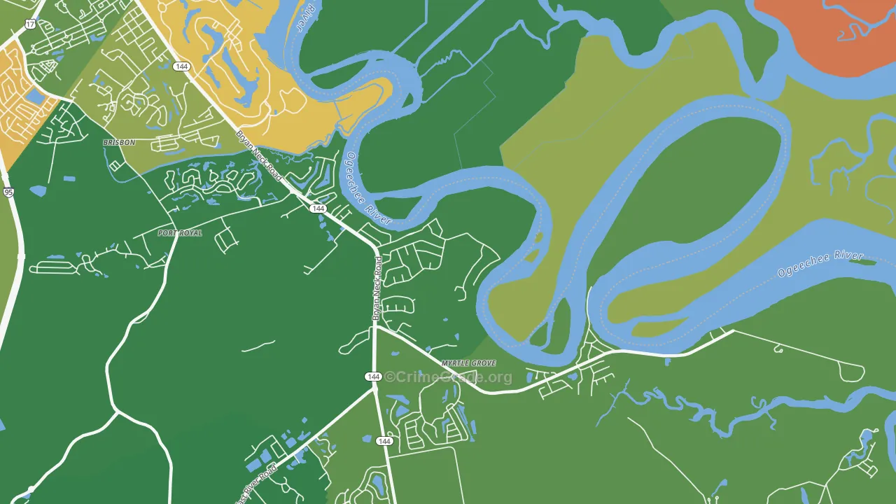 Rabbit Hill, GA Map of Vandalism Rates