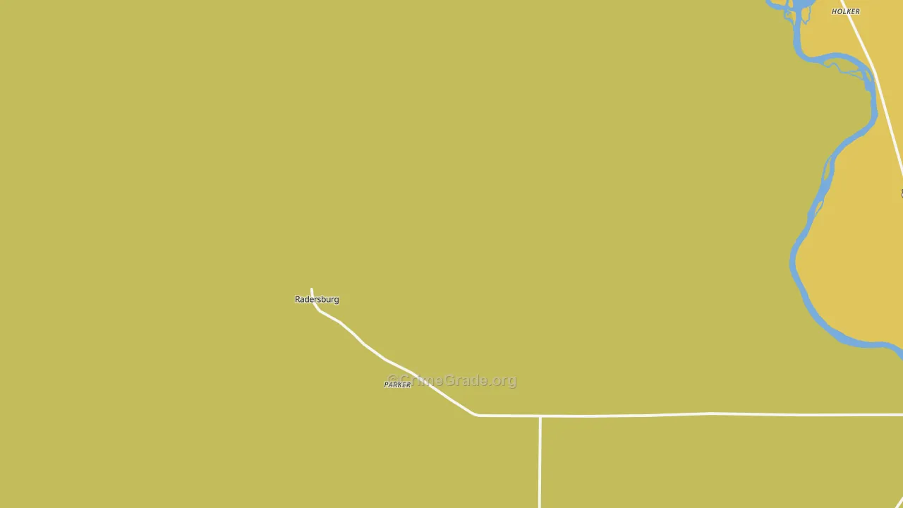 Radersburg, MT Map of Vandalism Rates