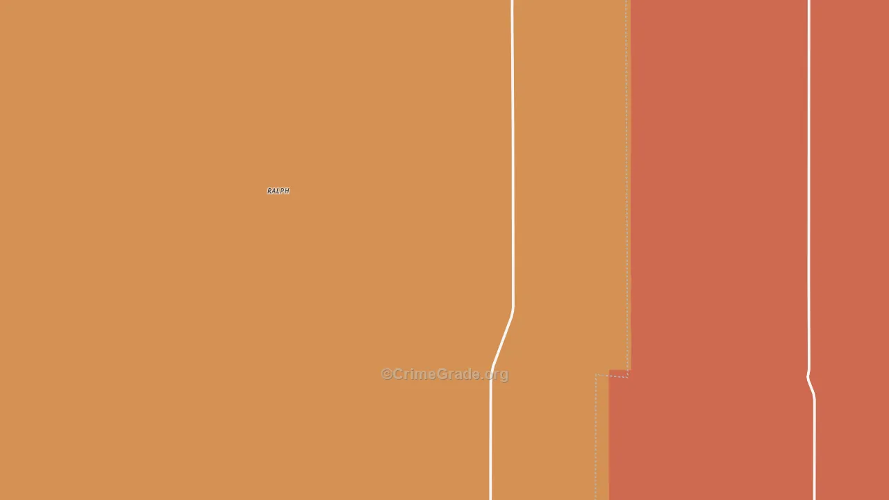 Ralph, SD Map of Vandalism Rates