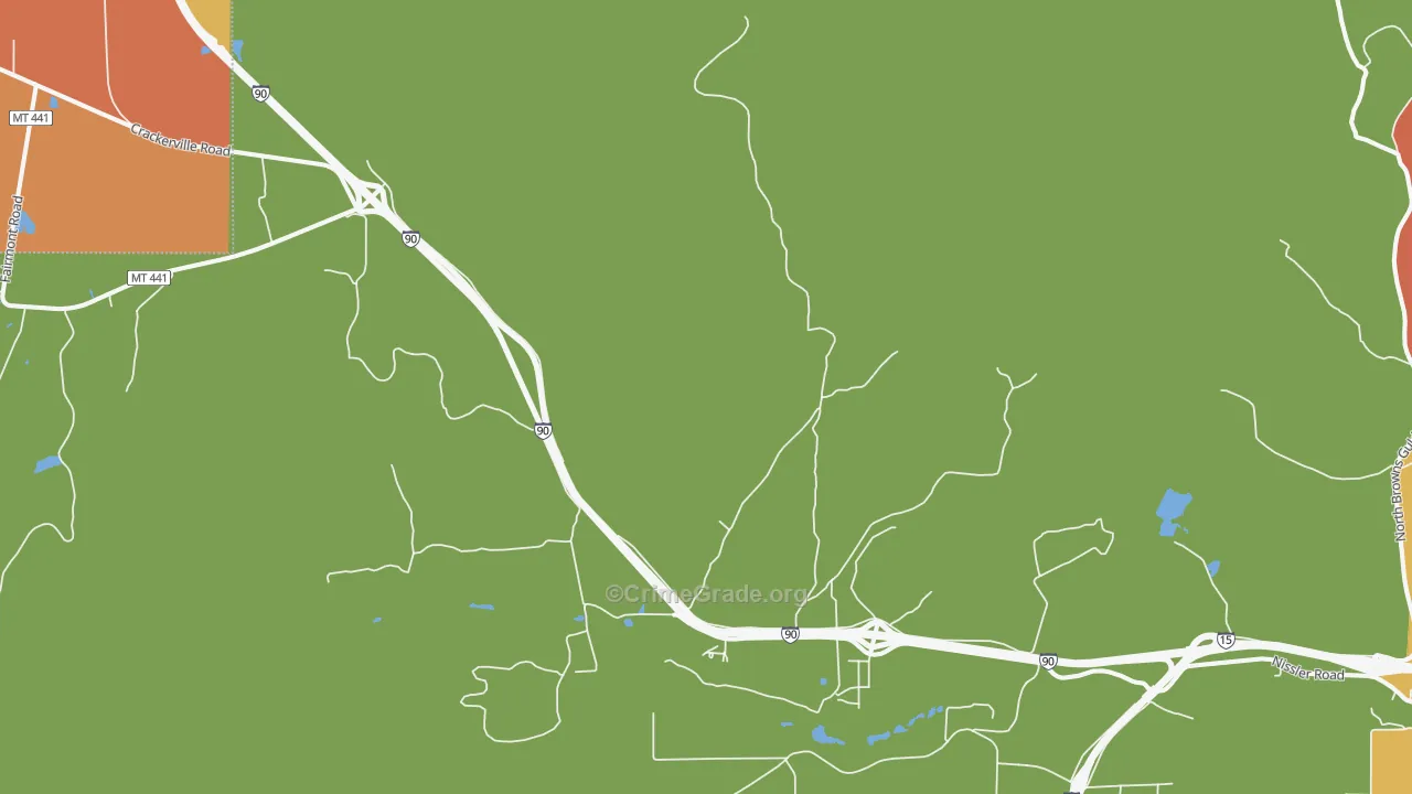 Ramsay, MT Map of Vandalism Rates