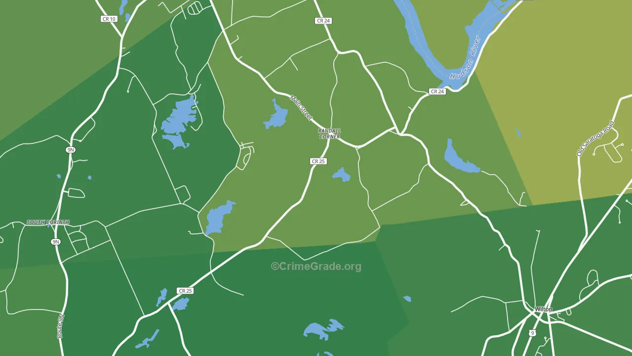 Randall Corner, NY Map of Vandalism Rates