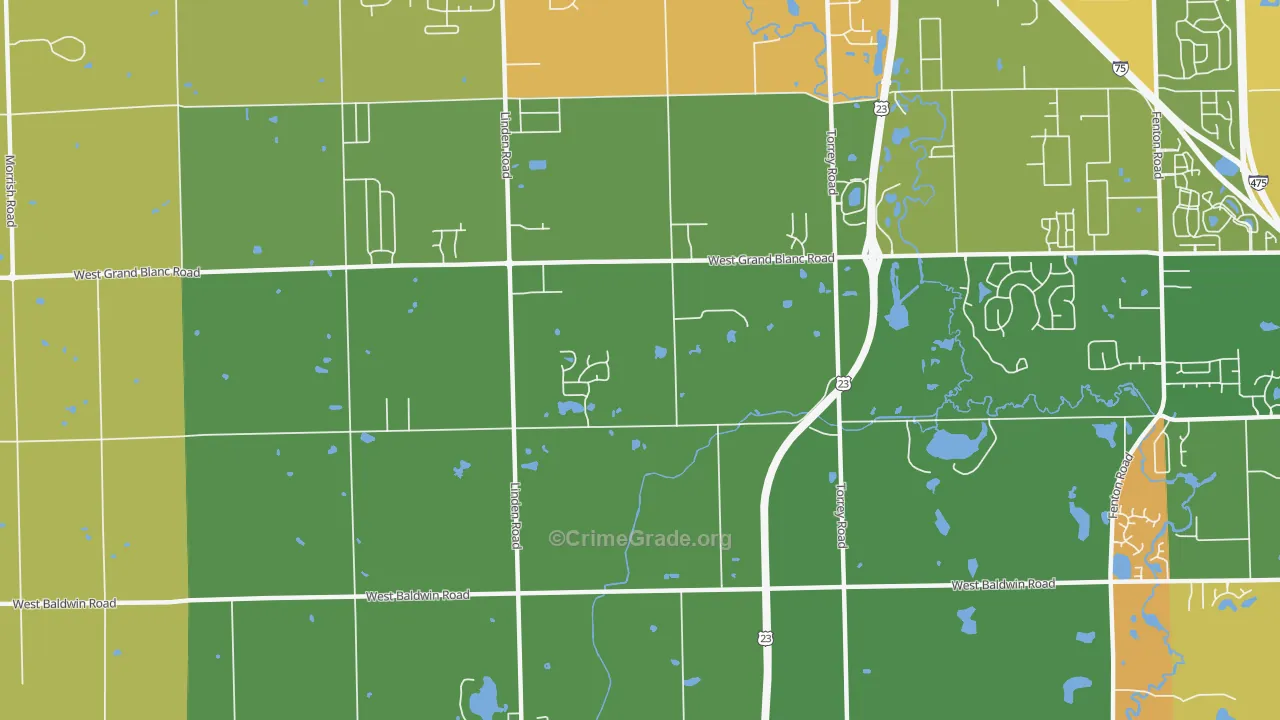 Rankin, MI Map of Vandalism Rates