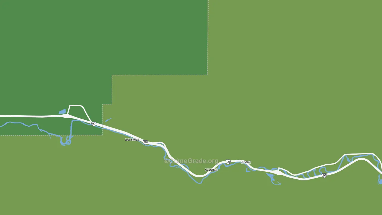 Ravenna, MT Map of Vandalism Rates