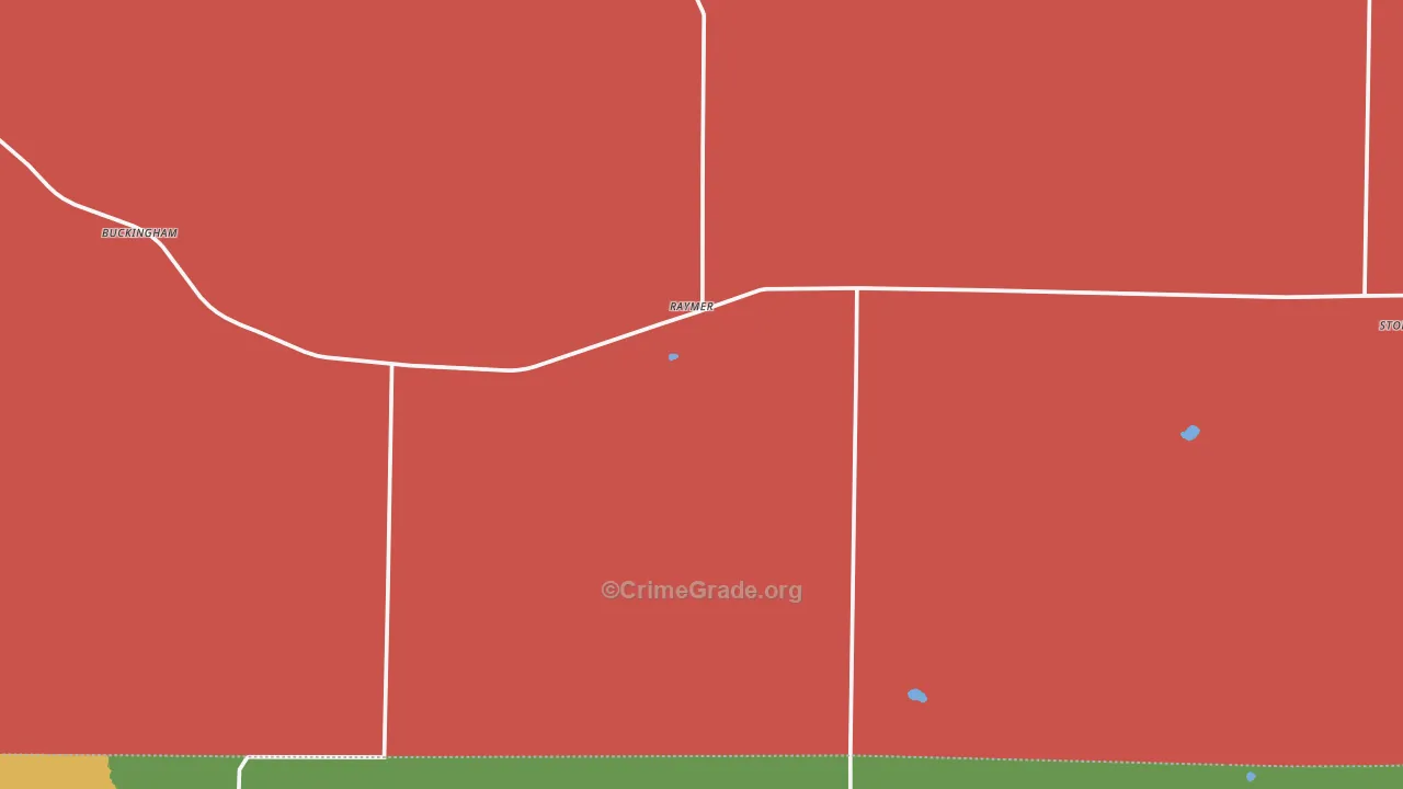 Raymer, CO Map of Vandalism Rates