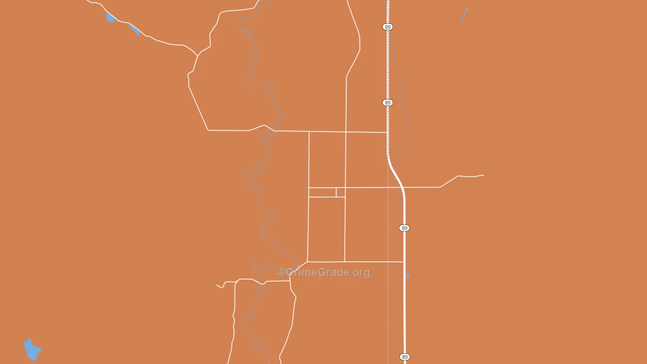 Raymond, ID Map of Vandalism Rates