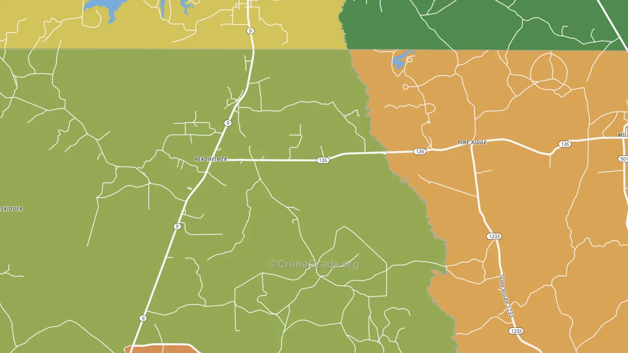 Readheimer, LA Map of Vandalism Rates