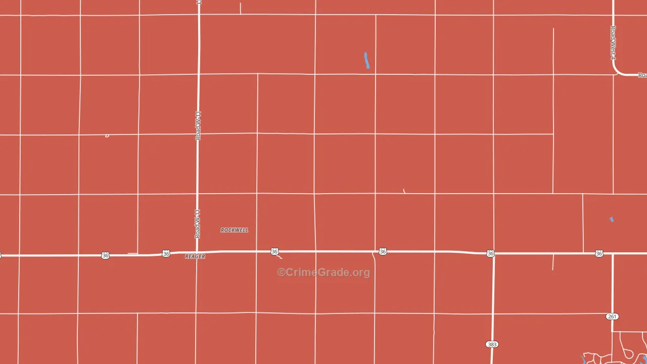 Reager, KS Map of Vandalism Rates