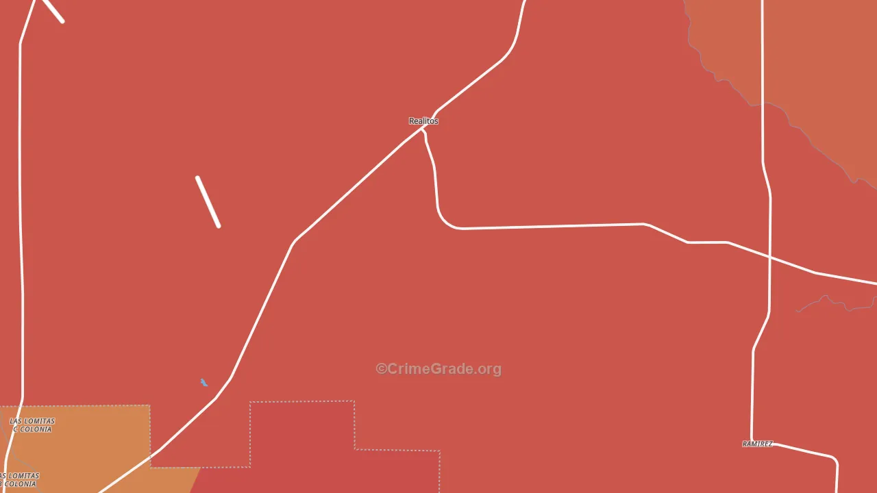 Realitos, TX Map of Vandalism Rates