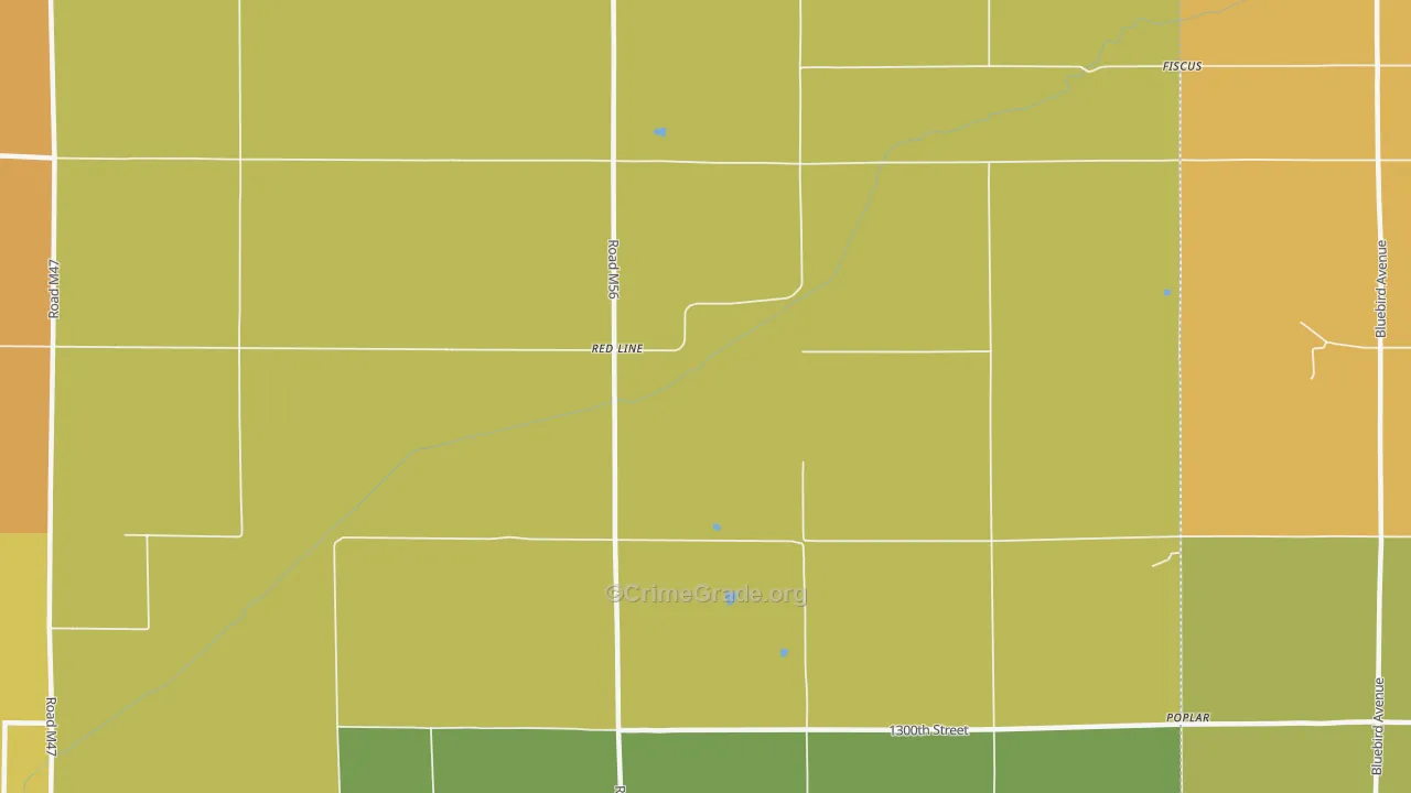Red Line, IA Map of Vandalism Rates