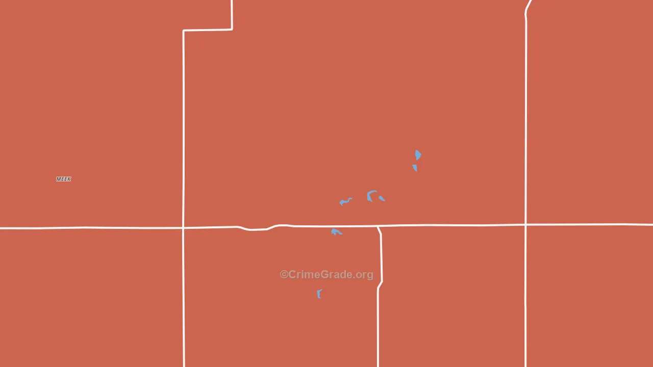 Redbird, NE Map of Vandalism Rates