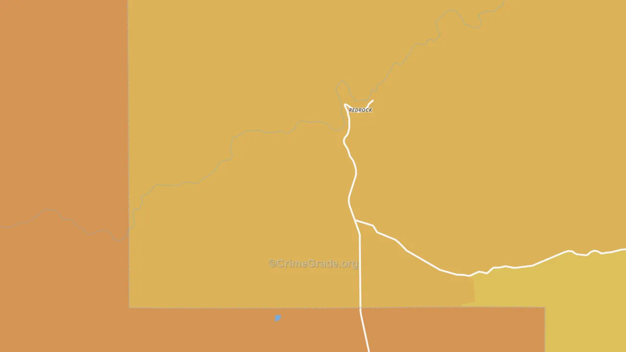 Redrock, NM Map of Vandalism Rates