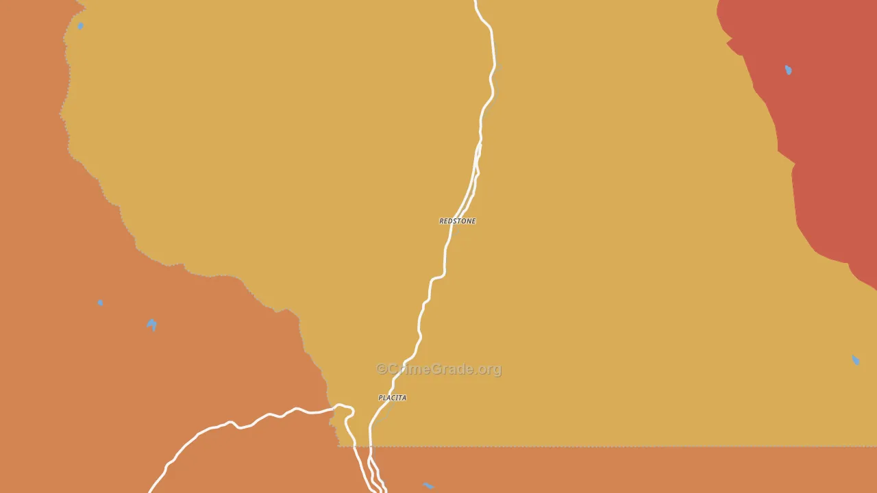 Redstone, CO Map of Vandalism Rates