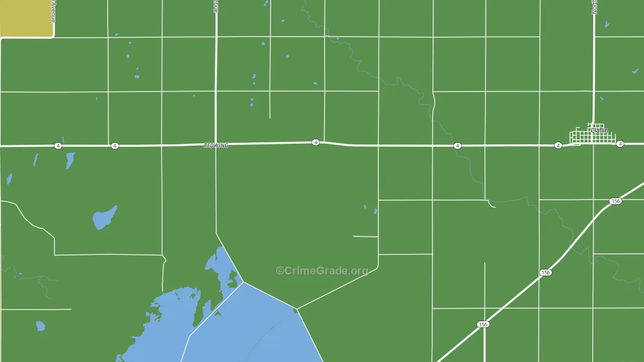 Redwing, KS Map of Vandalism Rates