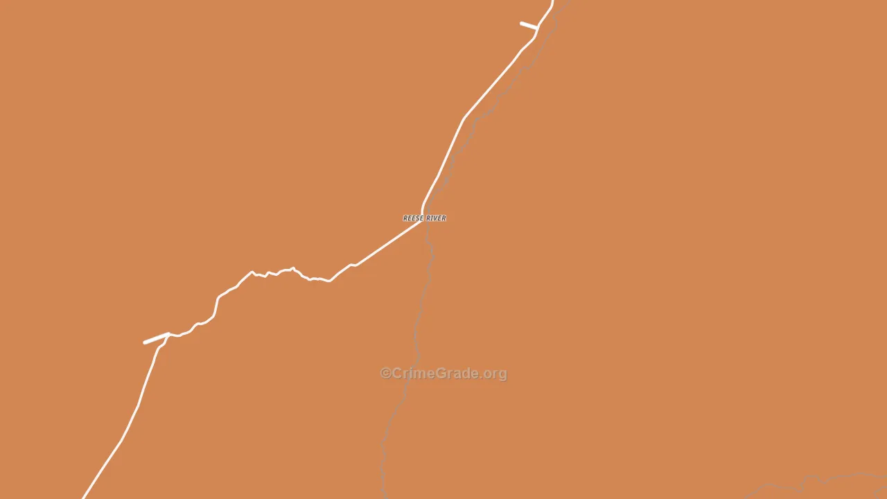 Reese River, NV Map of Vandalism Rates