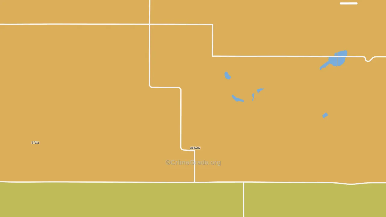 Regan, ND Map of Vandalism Rates
