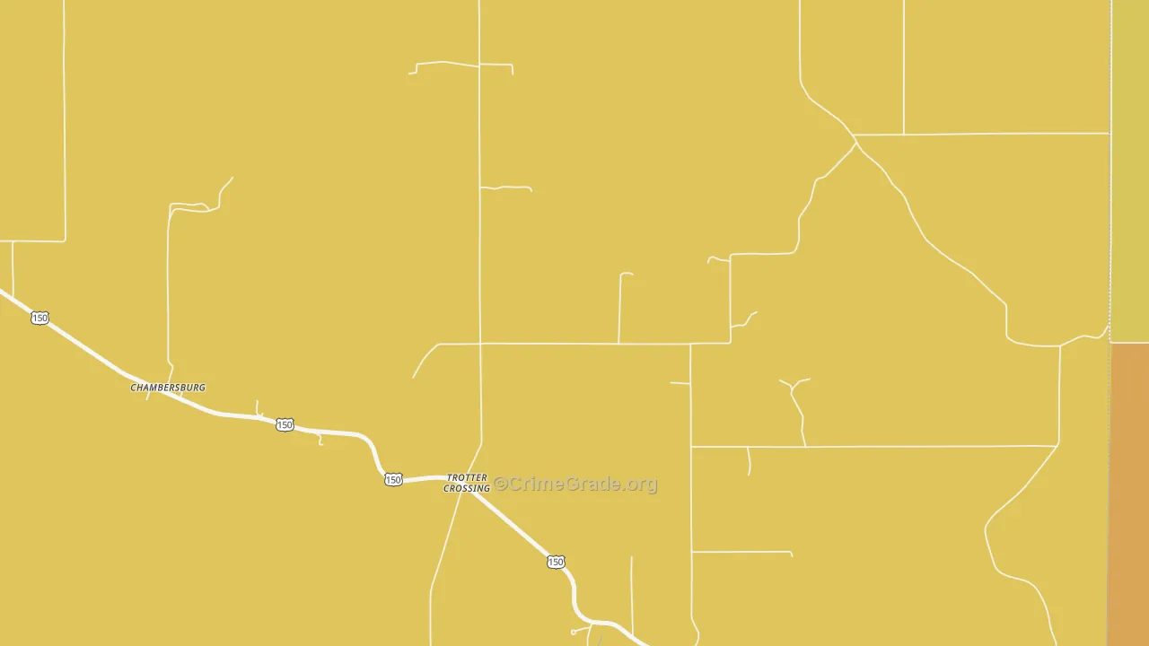 Rego, IN Map of Vandalism Rates