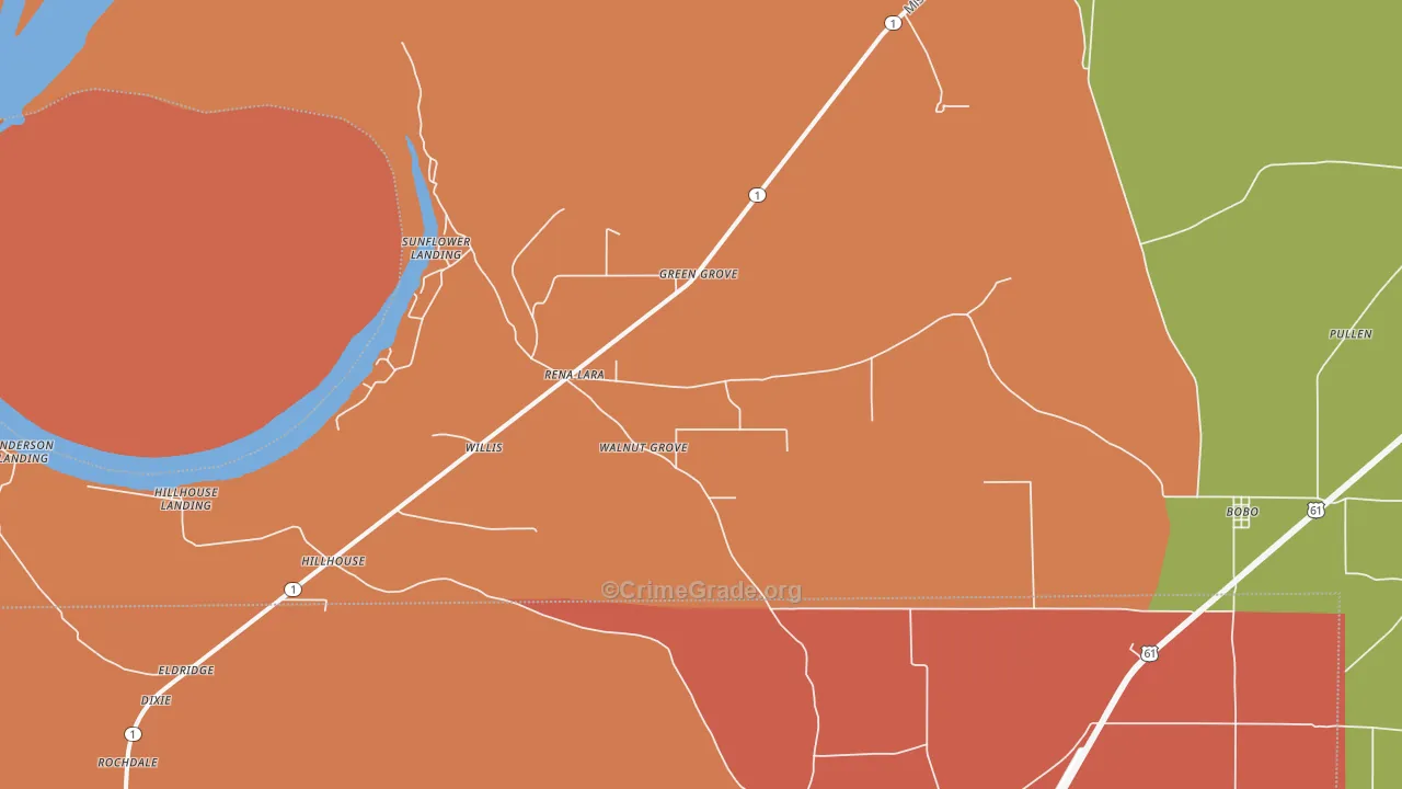 Rena Lara, MS Map of Vandalism Rates