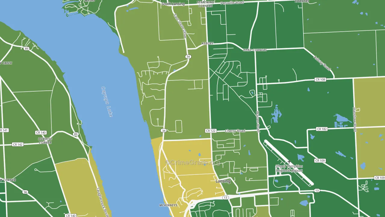 Renwick, NY Map of Vandalism Rates
