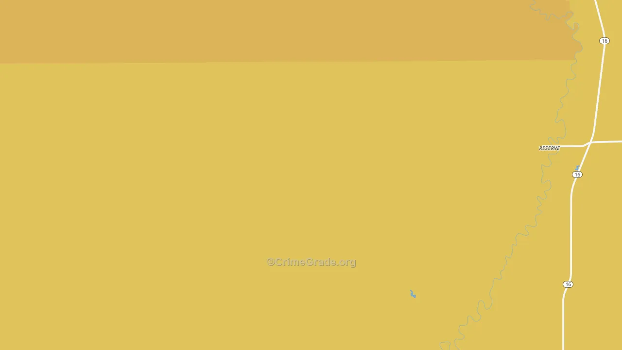 Reserve, MT Map of Vandalism Rates